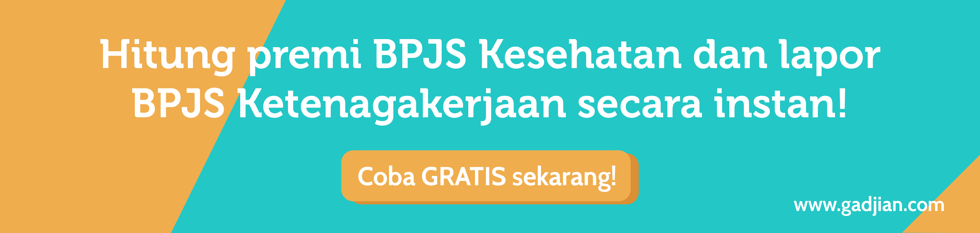 Hitung Premi BPJS Kesehatan dan lapor BPJS Ketenagakerjaan dengan Format SIPP BPJS secara Instan | Gadjian