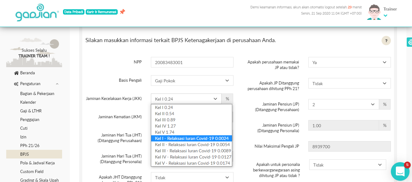 Relaksasi Iuran Bpjs Ketenagakerjaan Bantu Pengusaha Di Masa Pandemi Update Blog Gadjian