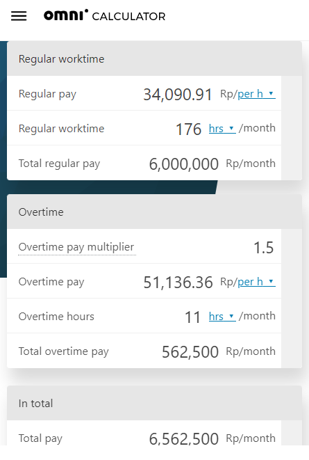 Omni calculator