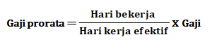 prorata hari kerja