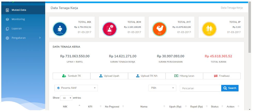 cara cek iuran BPJS Ketenagakerjaan online