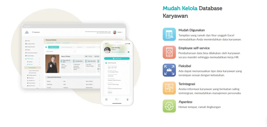 fitur database karyawan