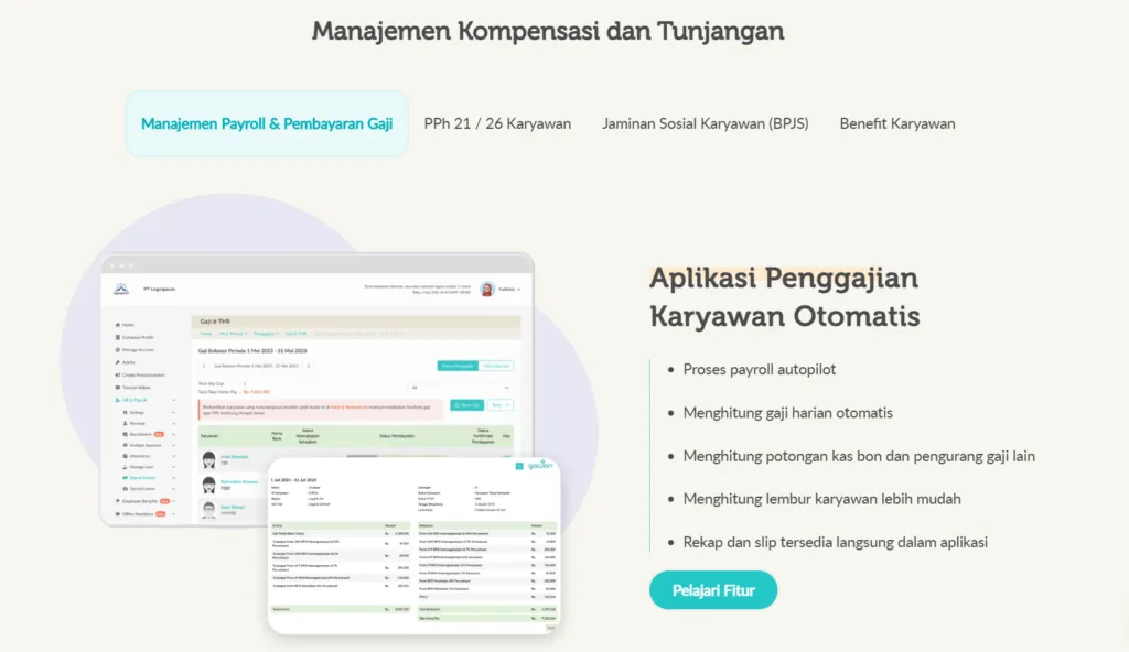 aplikasi manajemen kompensasi & tunjangan