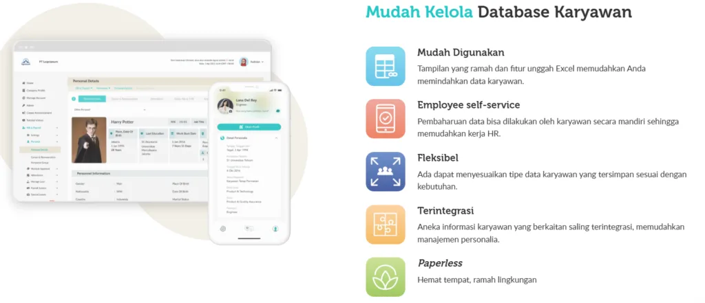 Aplikasi manajemen database karyawan