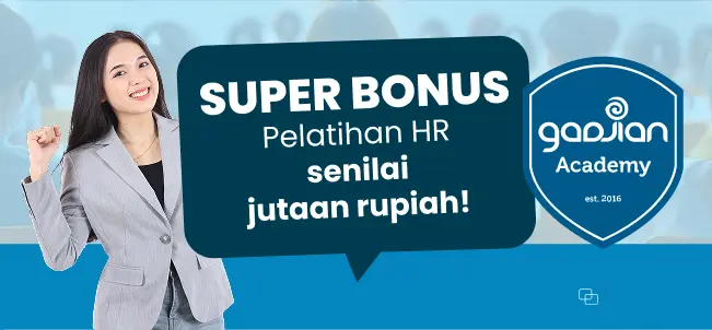 Super Bonus Pelatihan HR senilai jutaan rupiah